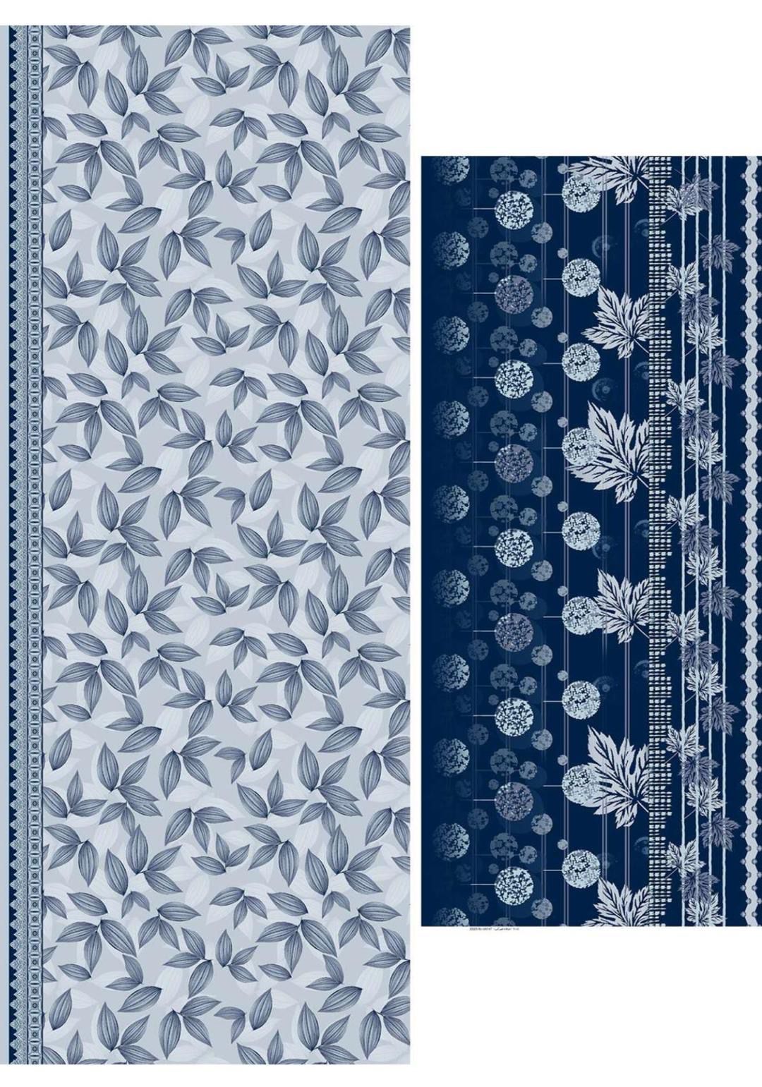 Unstitched printed suit (3pcs)