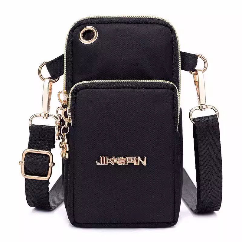 Vertical mobile bag nylon single shoulder crossbody