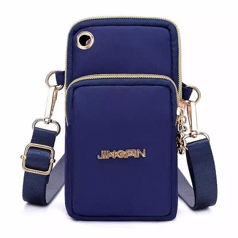 Vertical mobile bag nylon single shoulder crossbody